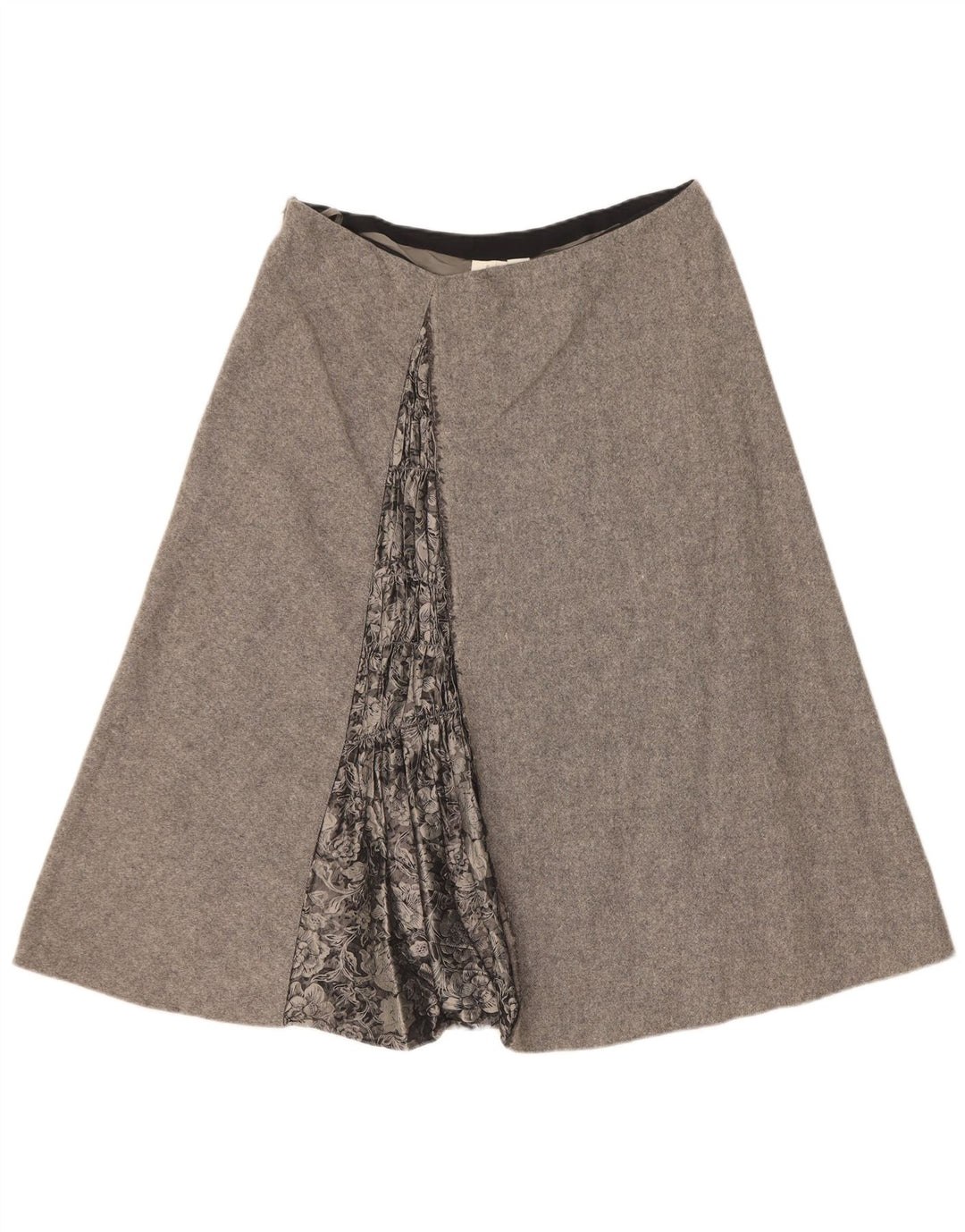 Fusta A-Line pentru femei Dkny US 10 Large W32 Gri Lână
