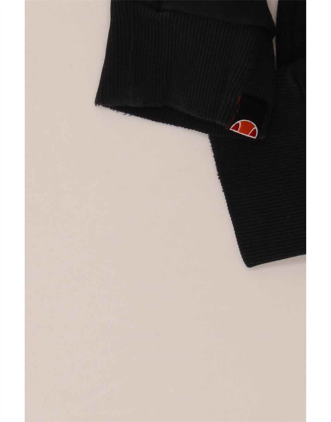 ELLESSe Pulover supradimensionat cu glugă cu grafic pentru femei UK 8 Bumbac negru mic