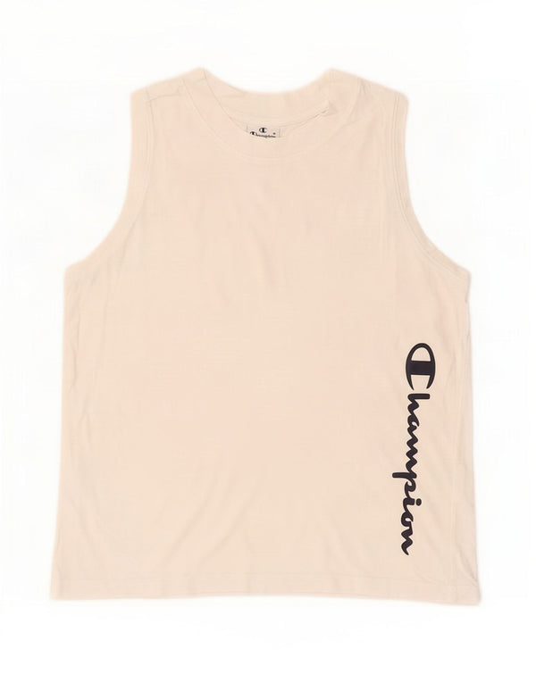 Top cu vestă grafică Champion pentru femei UK 14 Large White
