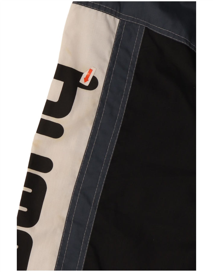 Jachetă de trening grafică pentru bărbați Hummel, XL, poliester color bloc negru