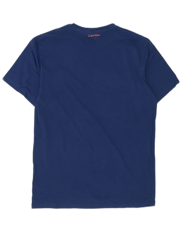 Tricou grafic Calvin Klein pentru bărbați Top Medium Blue