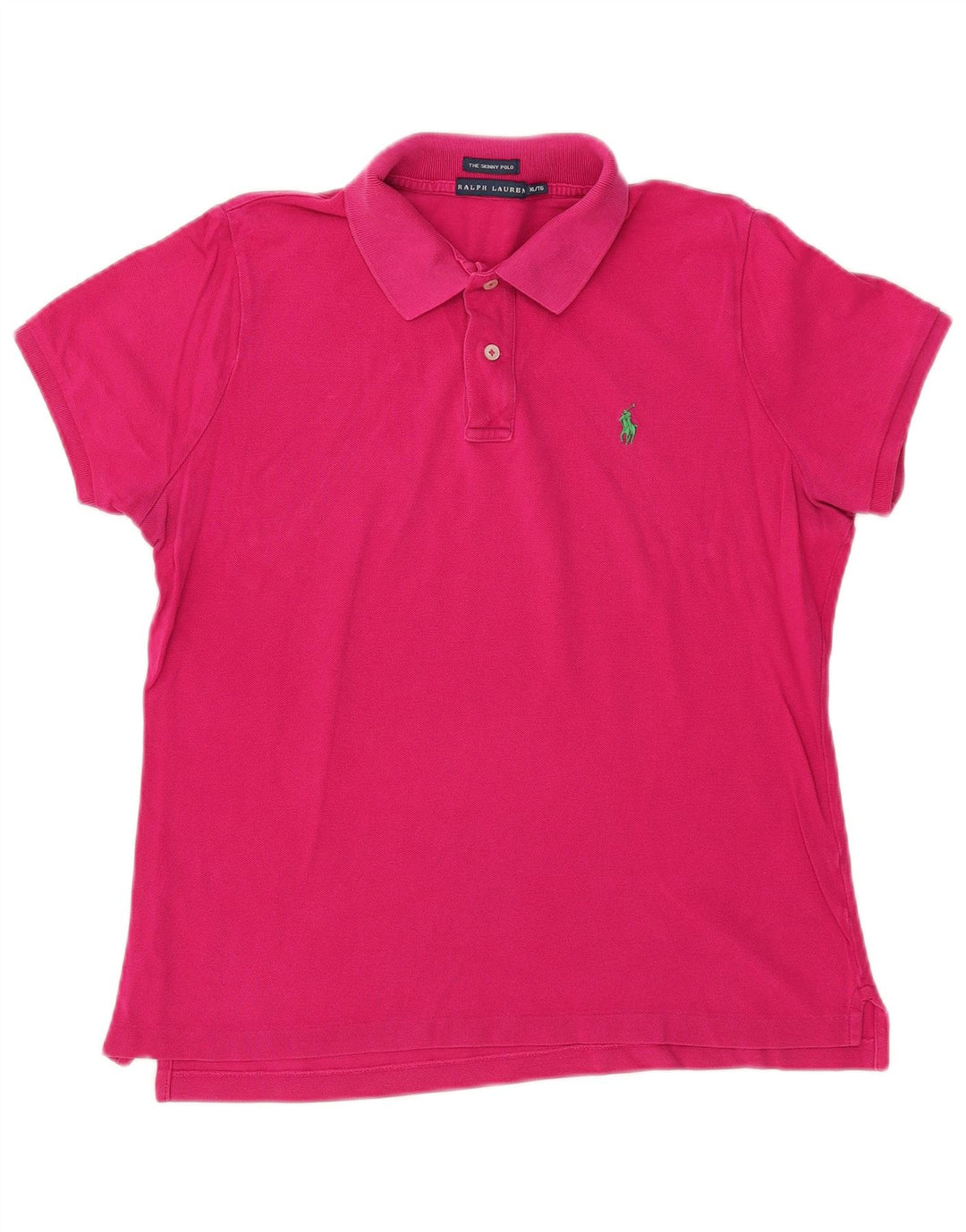 Tricou polo RALPH LAUREN pentru femei, UK 18 XL, bumbac roz