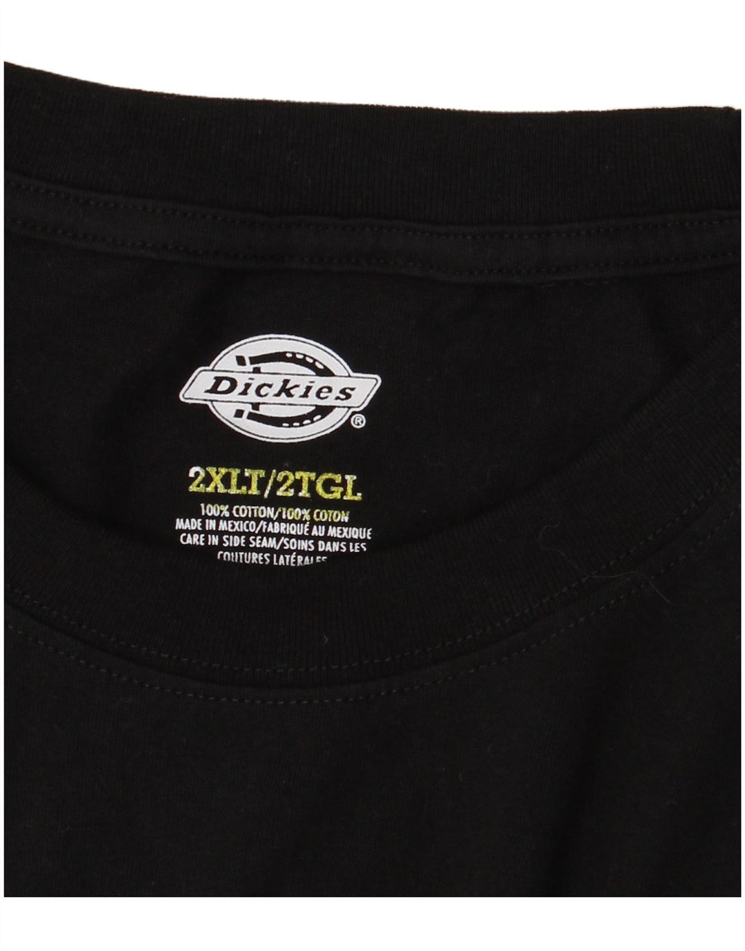 Dickies Top pentru bărbați cu mânecă lungă 2XL, bumbac negru