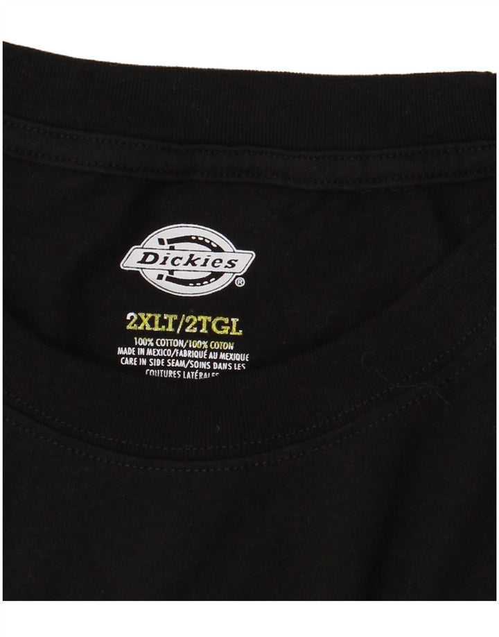 Dickies Top pentru bărbați cu mânecă lungă 2XL, bumbac negru