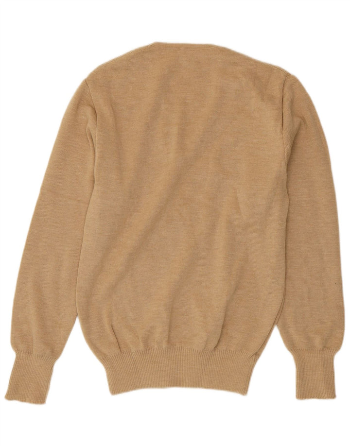 Pulover Vintage pentru bărbați cu decolteu în V IT 50 Medium Bej Acrilic