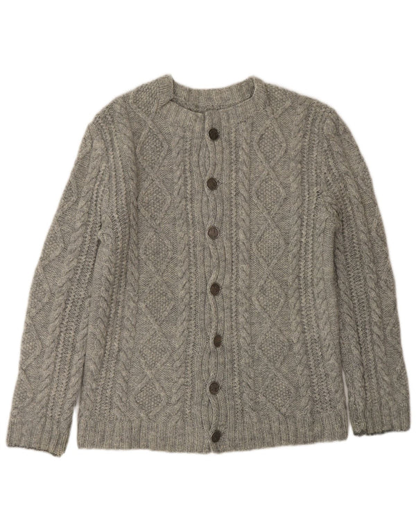 Pulover cardigan pentru femei VINTAGE UK 10 mic gri