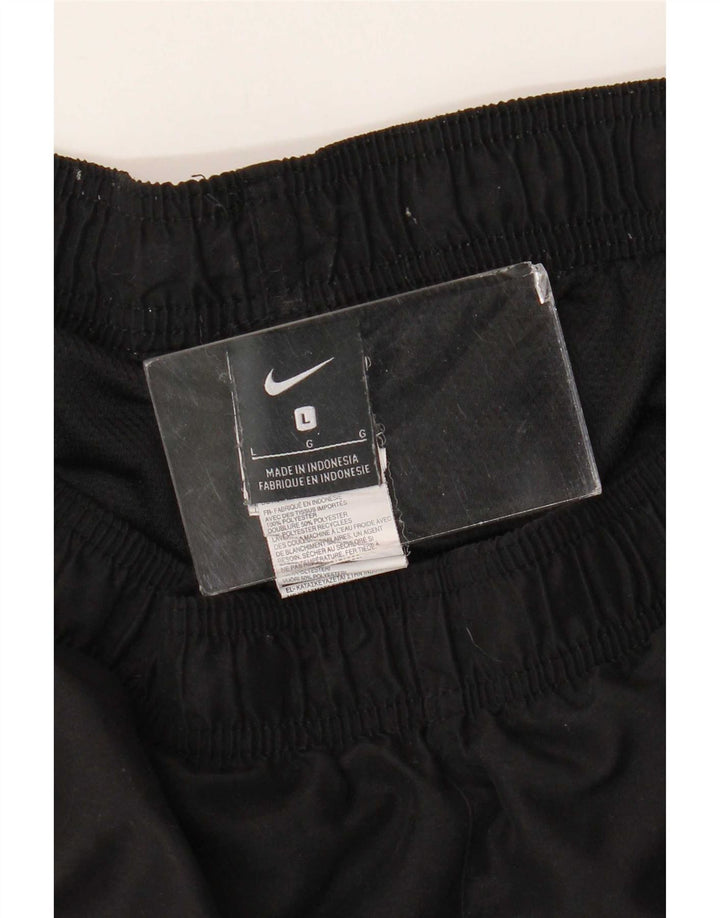 Pantaloni scurți sport Nike pentru bărbați, mari, negru, poliester