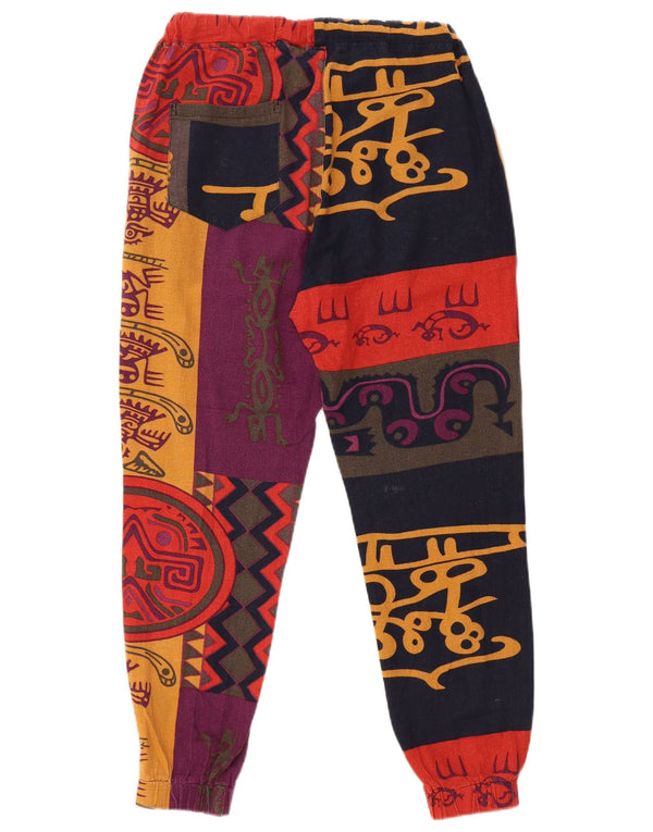 Pantaloni casual pentru fete VINTAGE 15-16 ani 2XL W30 L25 multicolor