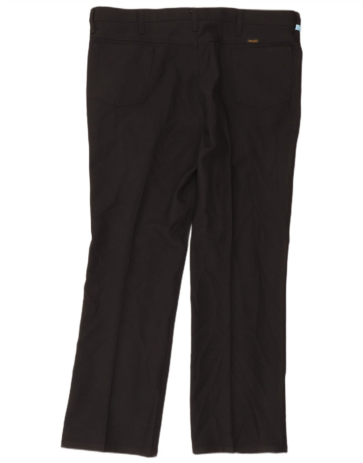Pantaloni casual drepti pentru bărbați Wrangler W42 L32 Poliester negru