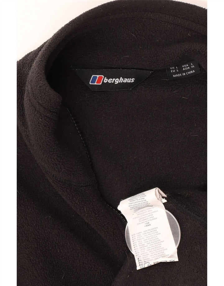 Jachetă fleece pentru bărbați Berghaus UK 40, mare, negru, poliester