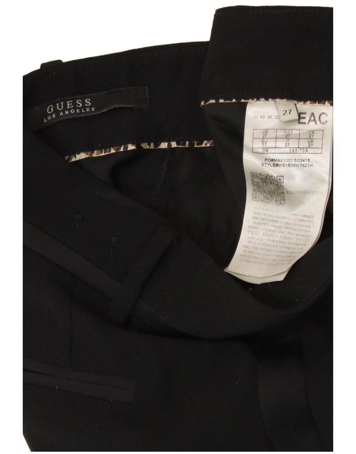Pantaloni Capri Guess pentru bărbați W27 L22 poliester negru