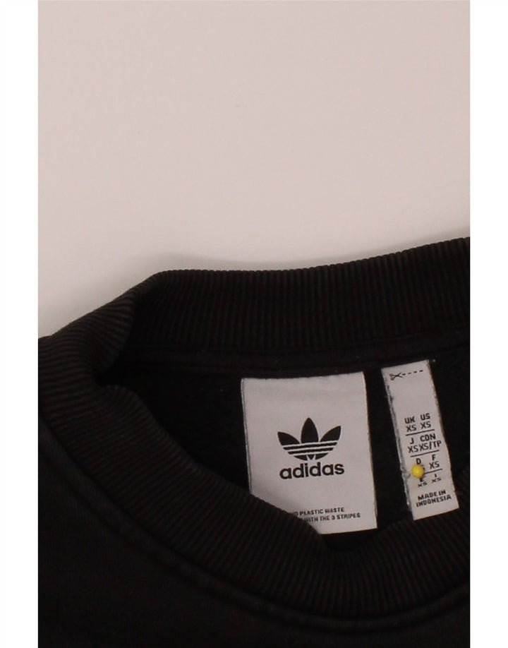 ADIDAS Mens Sweatshirt Jumper XS Black Cotton Vintage Adidas and Second-Hand Adidas from Messina Hembry 