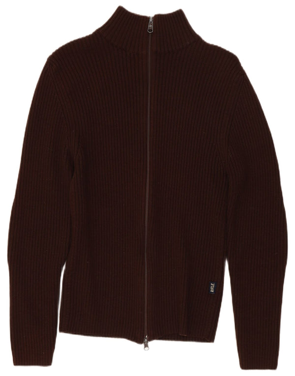 Pulover cardigan pentru femei Rifle UK 10 mic maro