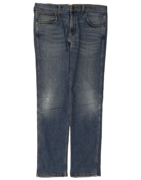 Blugi slim pentru bărbați Wrangler W34 L31 albastru