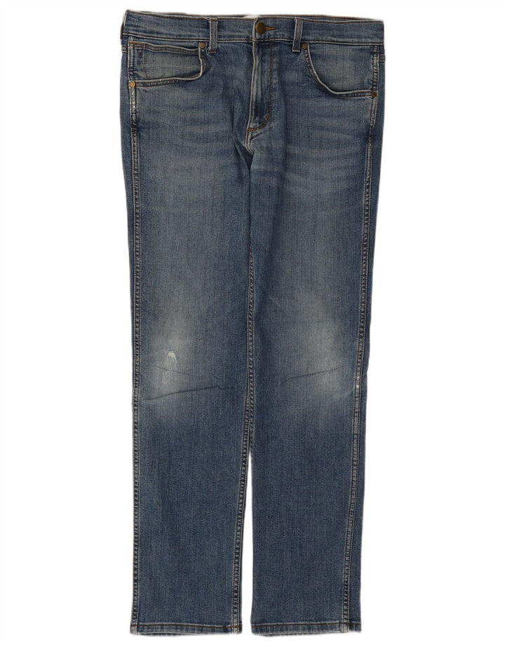 Blugi slim pentru bărbați Wrangler W34 L31 albastru
