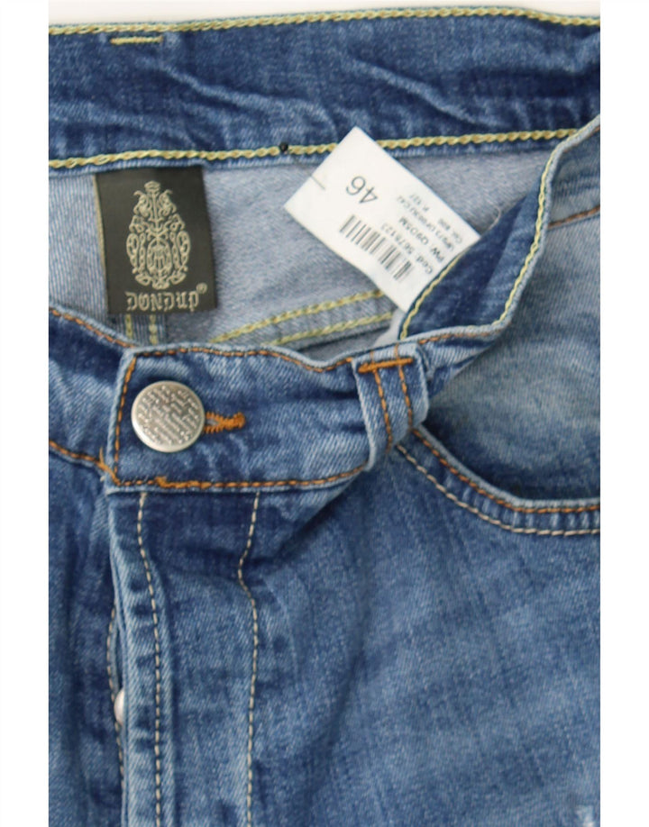 DONDUP Womens Distressed Slim Jeans IT 46 Large W32 L30 Blue Vintage Dondup and Second-Hand Dondup from Messina Hembry 