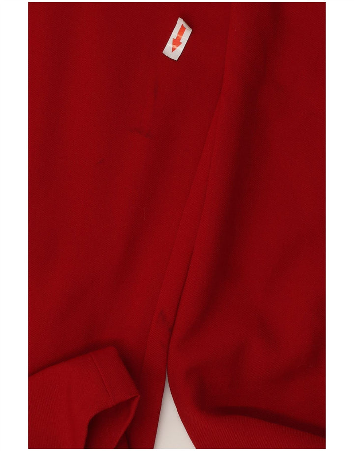 Pantaloni decupați pentru femei Zara, mari L32 L25, poliester roșu