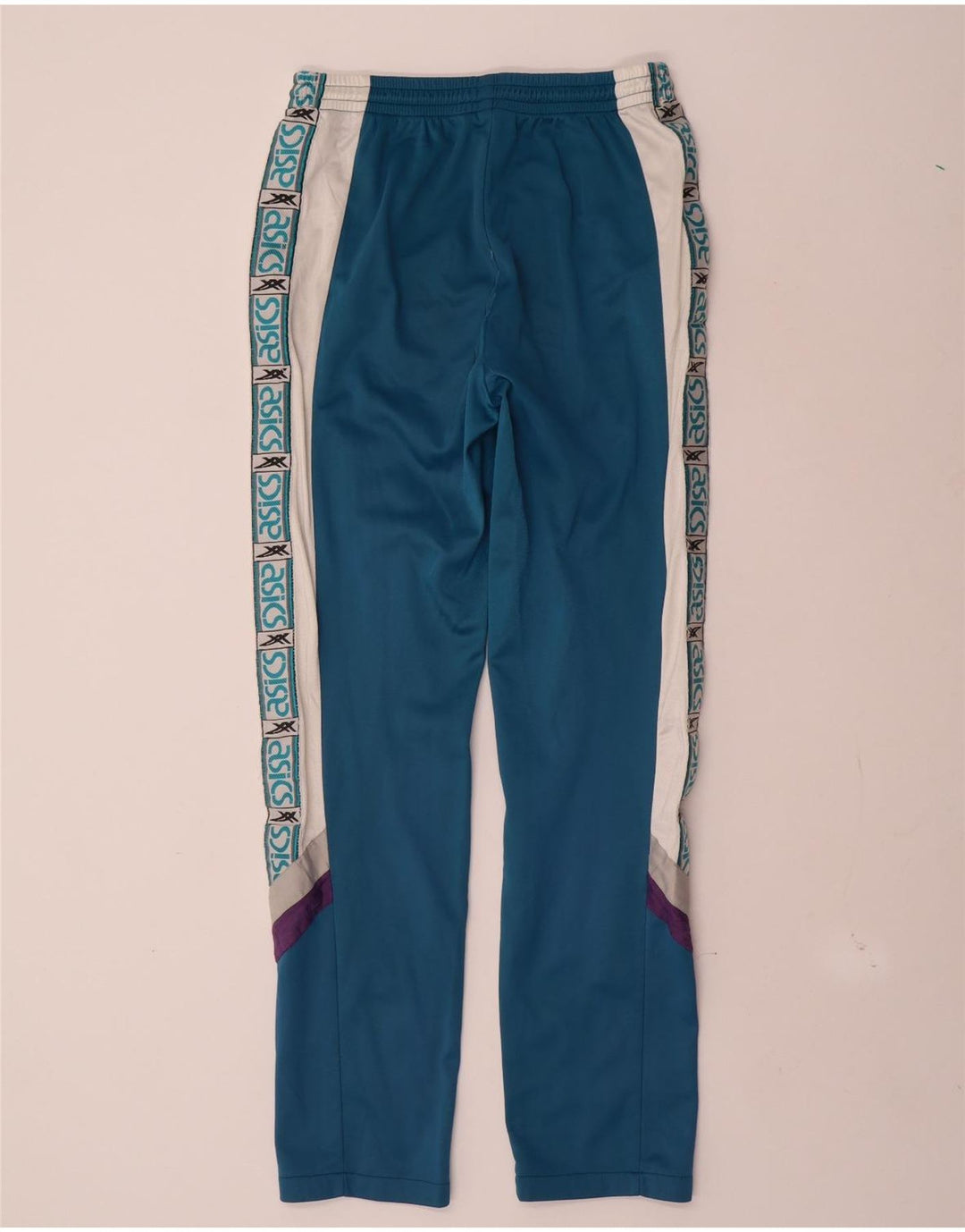 Pantaloni de trening grafic ASICS pentru bărbați IT 46 Small Blue Colorblock