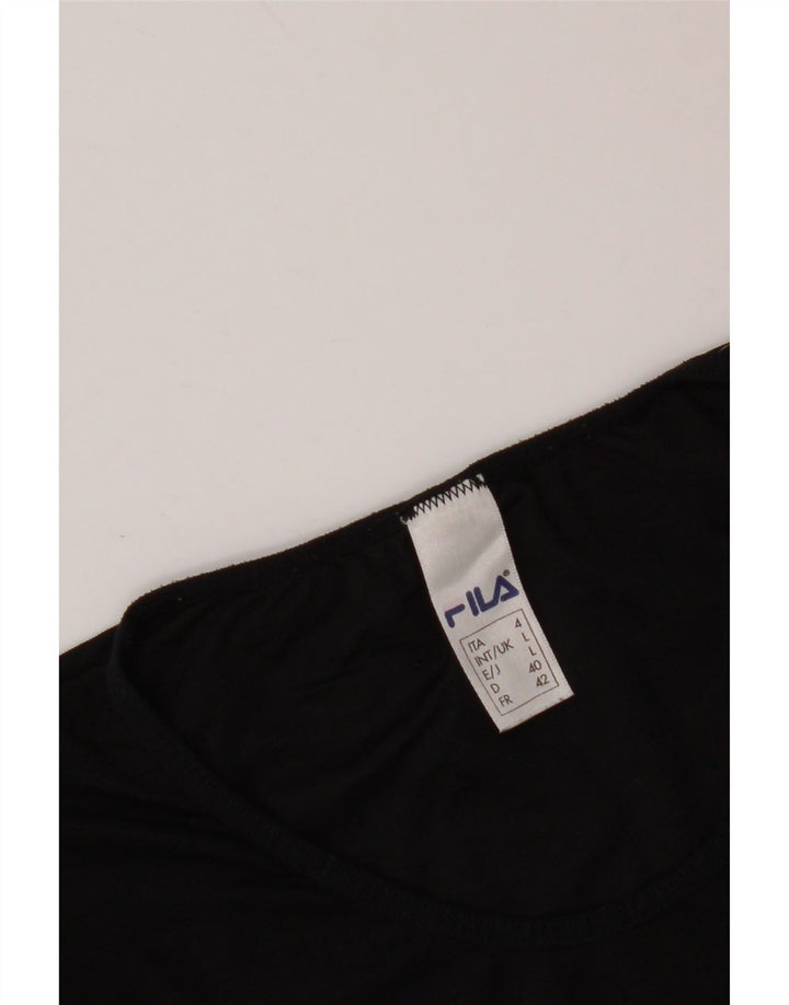Tricou pentru femei FILA Top UK 14 Poliamidă neagră mare