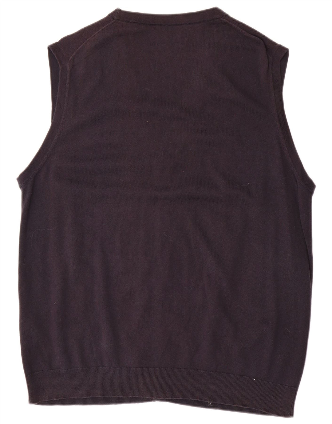 Pulover cardigan fără mâneci pentru bărbați Gant 2XL bumbac bleumarin