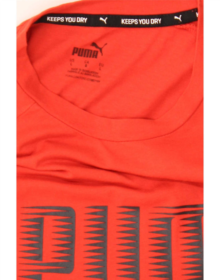 Tricou grafic Puma pentru bărbați Top mare roșu