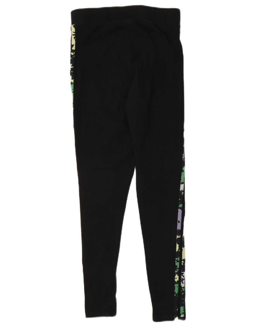 Leggings pentru femei Adidas UK 10 mic bumbac negru