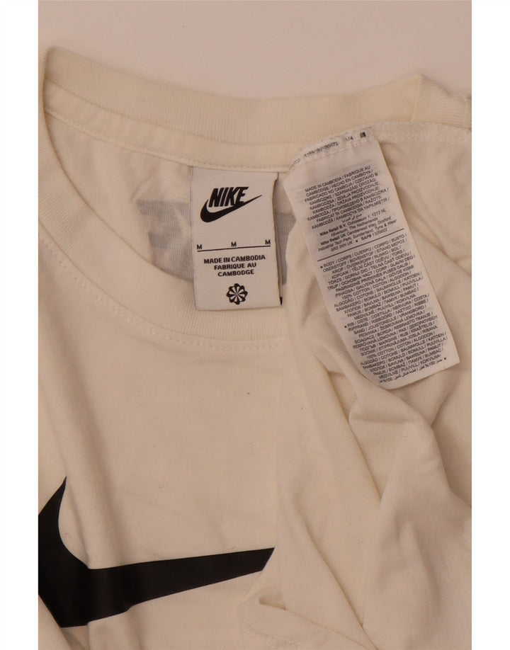 Tricou grafic pentru bărbați Nike Top Medium White Bumbac