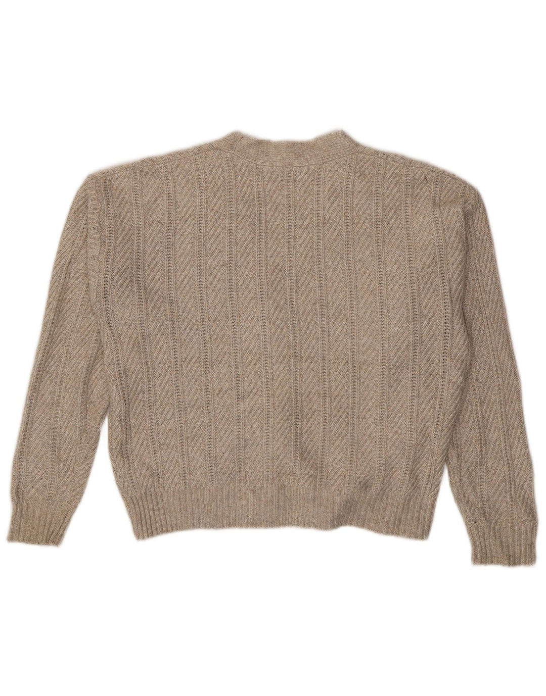 Pulover pentru femei Marks & Spencer Crop Cardigan UK 14 Medium Bej Poliester