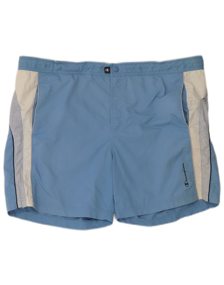 Pantaloni scurți de înot Champion pentru bărbați 2XL, albastru, poliester color bloc