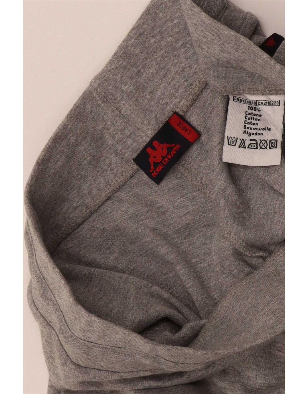 Pantaloni de trening Kappa pentru femei UK 14 mare bumbac gri