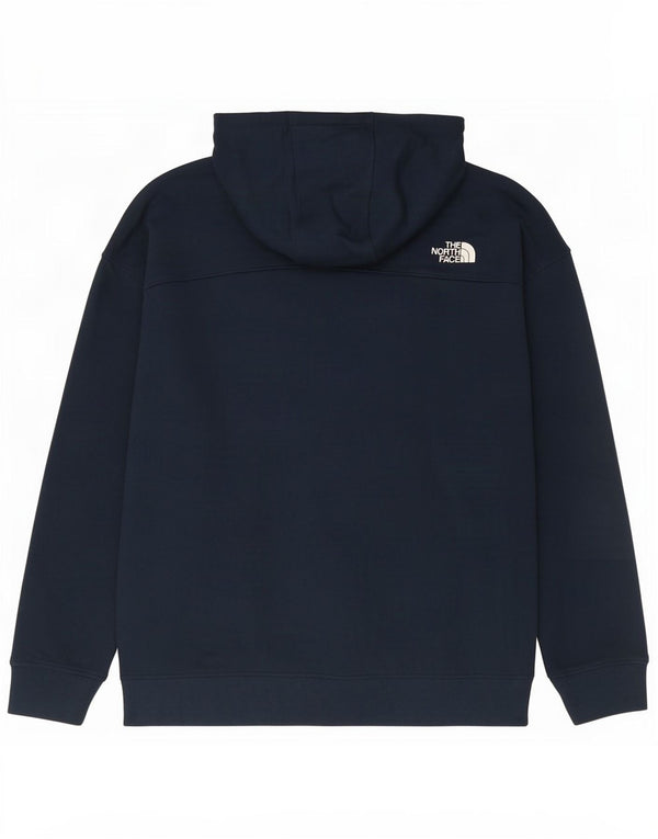 Pulover The North Face pentru femei Graphic Oversized Hoodie UK 16 Large Bleumarin