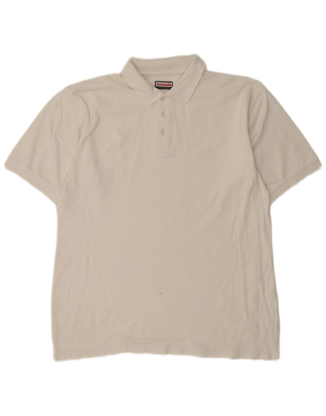 Tricou polo Invicta pentru bărbați, mare, alb