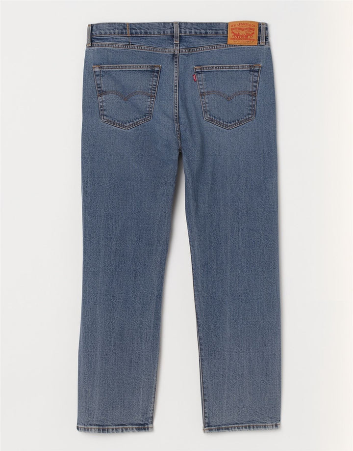 Blugi drepti pentru bărbați Levi's 505 W40 L30 Bumbac albastru
