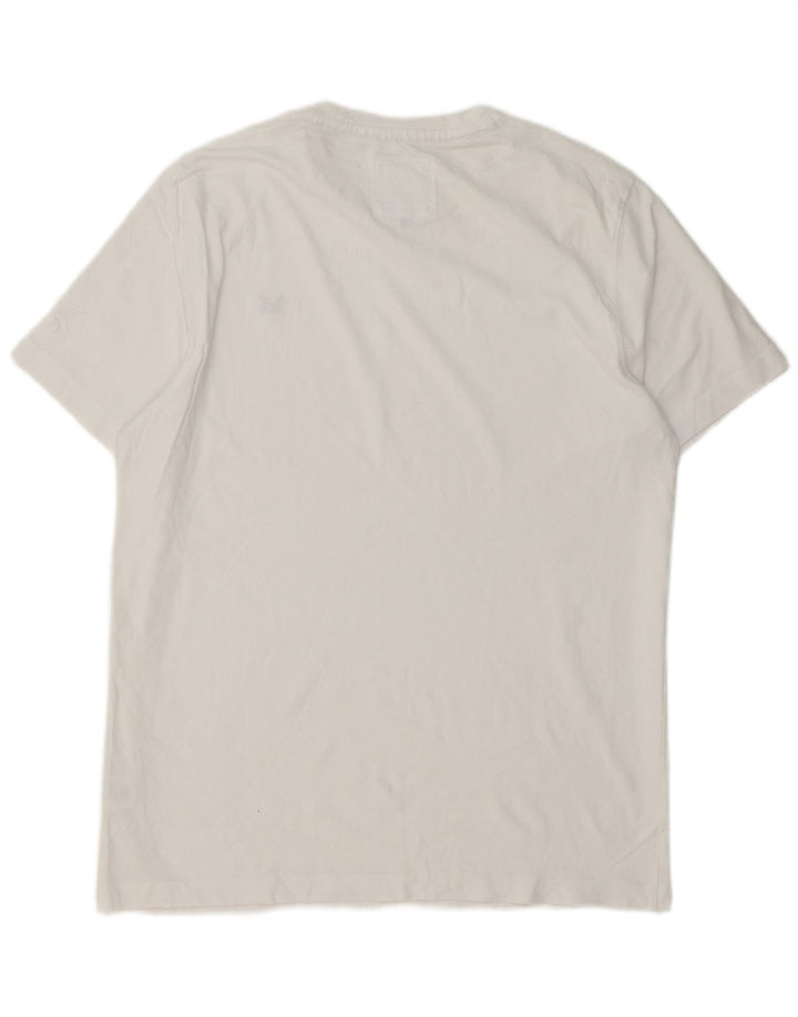 Crew Clothing Tricou pentru bărbați Top mare, alb, bumbac