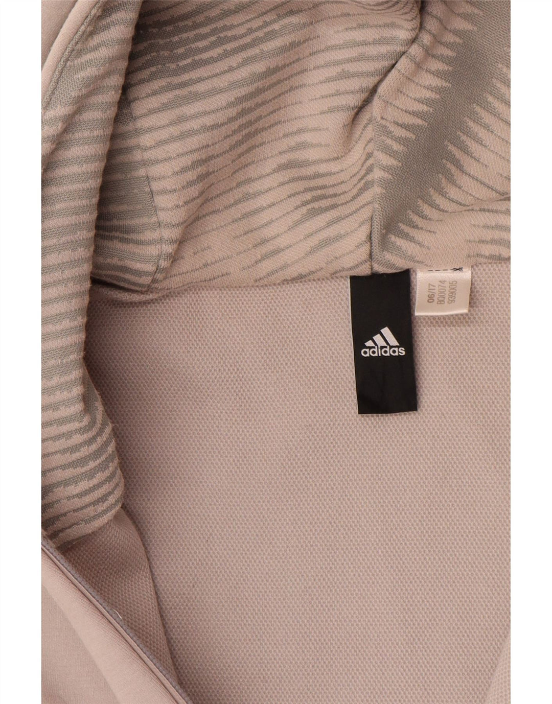 Pulover ADIDAS pentru bărbați, cu fermoar, XL, gri