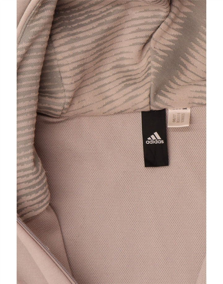 Pulover ADIDAS pentru bărbați, cu fermoar, XL, gri