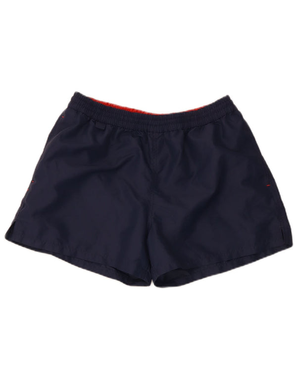 Pantaloni scurți sport cu grafică Fila pentru bărbați, poliester mediu bleumarin