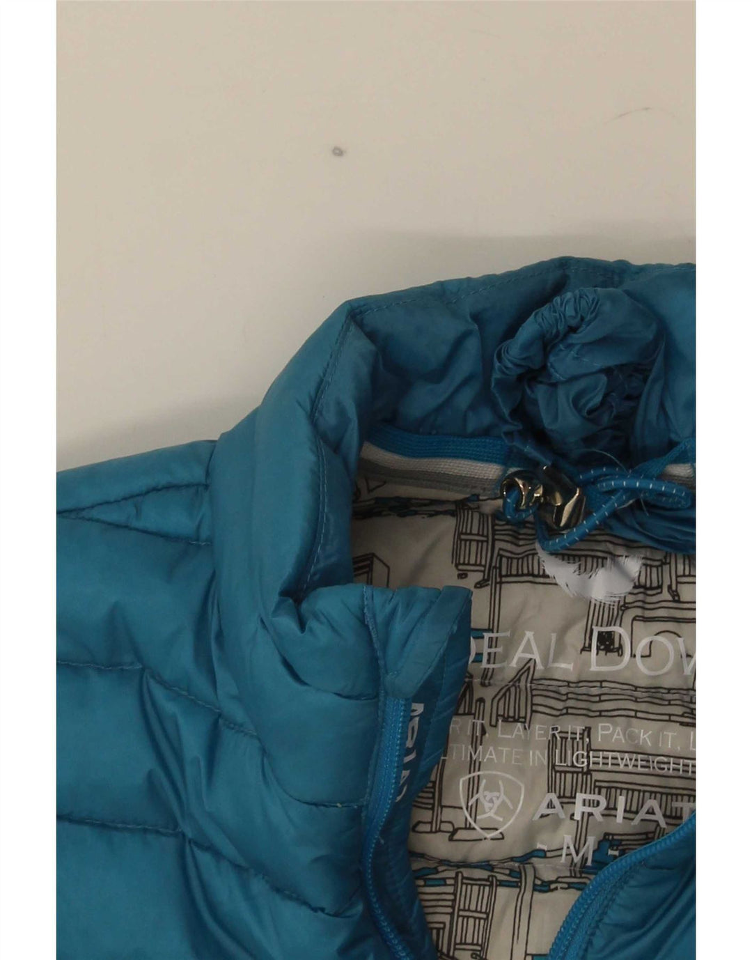 Gilet Captusit Ariat Fete 9-10 Ani Nylon Mediu Albastru