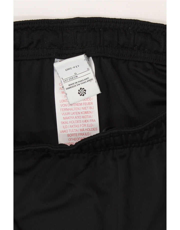 Pantaloni scurți sport grafic Nike pentru băieți 12-13 ani, mari, negru, poliester