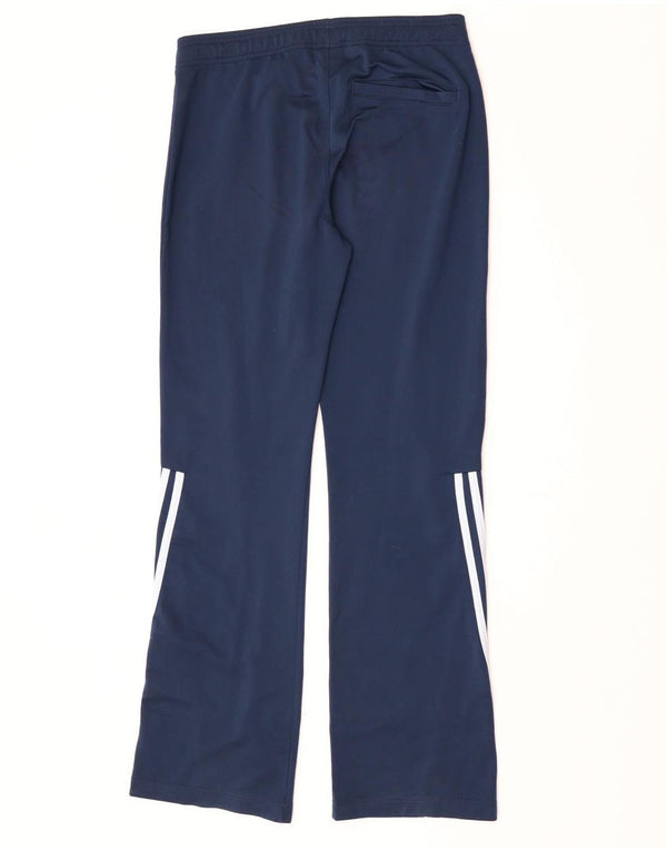 Pantaloni de trening Adidas pentru femei UK 12 Medium Blue Poliester