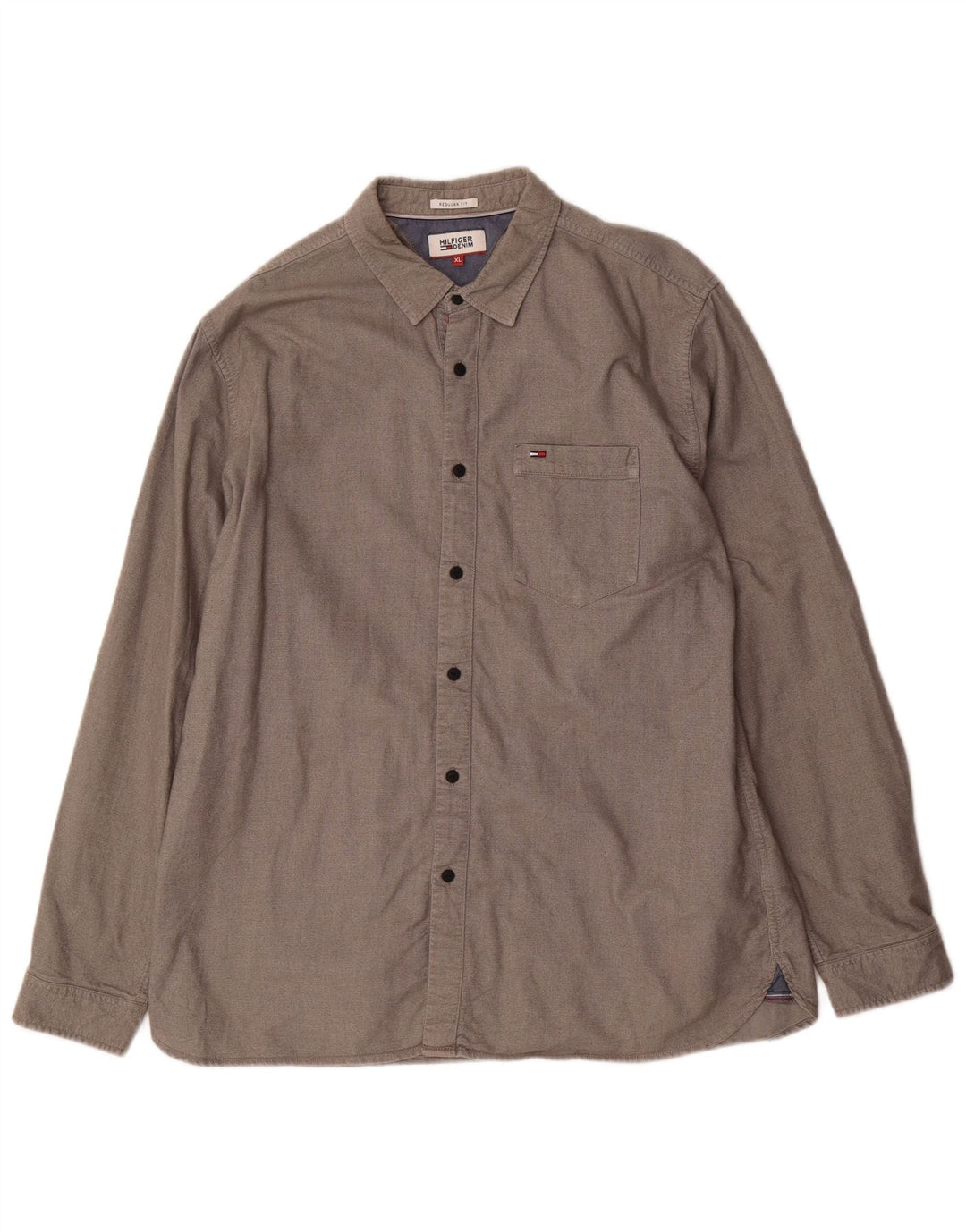 Cămașă pentru bărbați Tommy Hilfiger, XL, gri bumbac