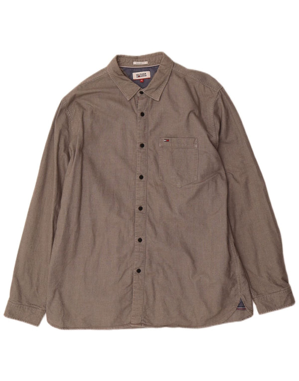 Cămașă pentru bărbați Tommy Hilfiger, XL, gri bumbac