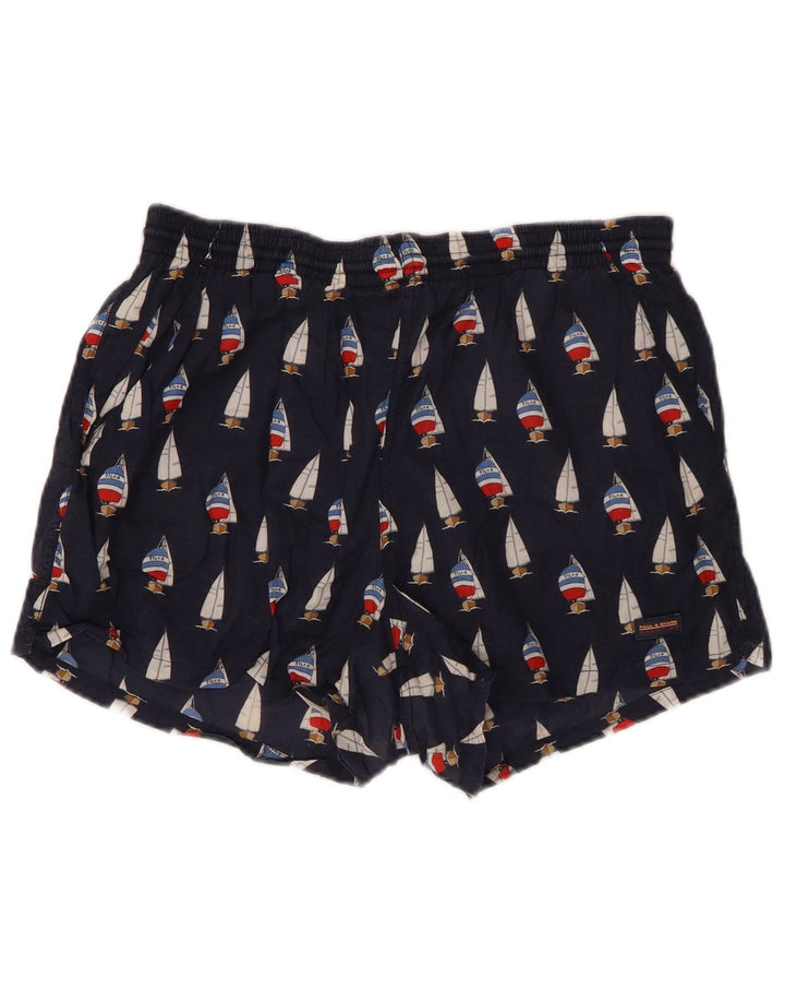 PAUL & SHARK Pantaloni scurți sport grafic pentru bărbați XL, bumbac bleumarin