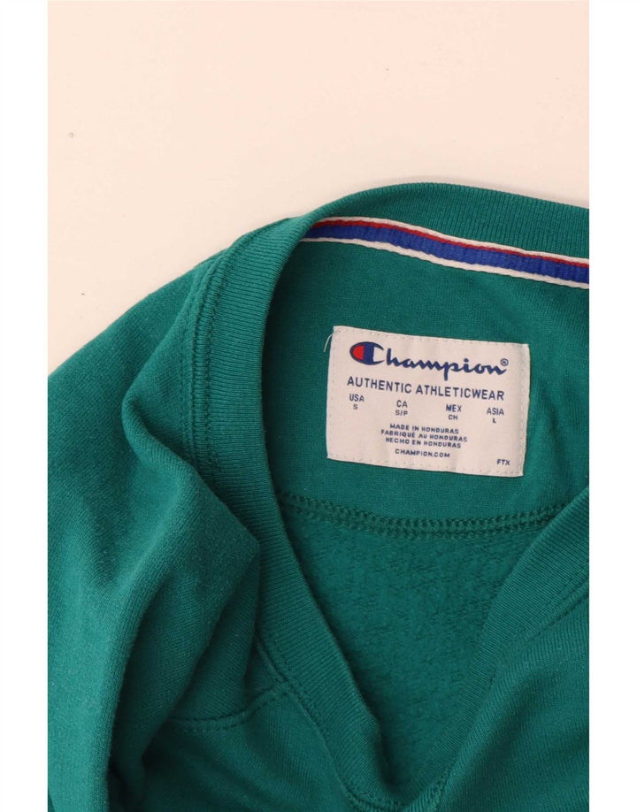 Pulover grafic pentru bărbați Champion Pulover mic, verde, poliester