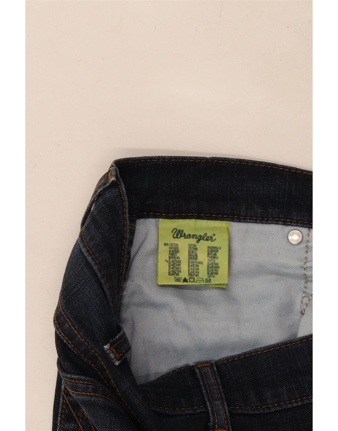 WRANGLER Blugi drepti pentru bărbați Texas Stretch W34 L31 Bumbac bleumarin