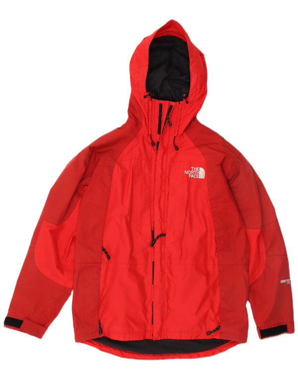 The NORTH FACE Jachetă Windbreaker pentru bărbați cu glugă UK 38 Medium Red Colorblock