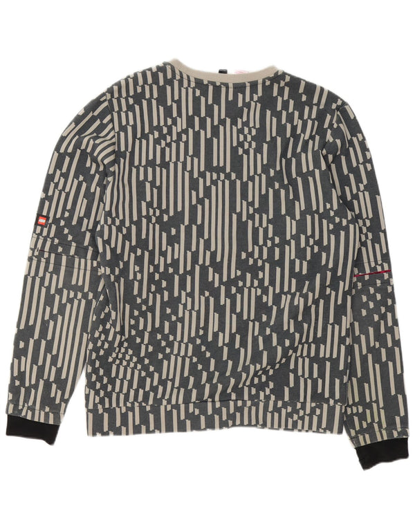 Adidas Băieți Pulover Grafic Pulover 15-16 Ani Gri Geometric Bumbac
