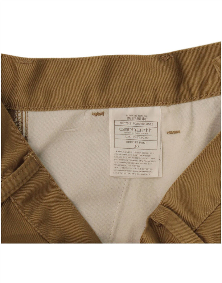 Pantaloni chino pentru bărbați Carhartt L30 L27 poliester bej