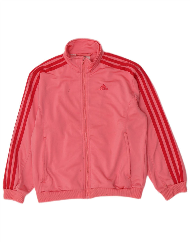 Jachetă Adidas Fete Trening Top 9-10 Ani Roz Poliester
