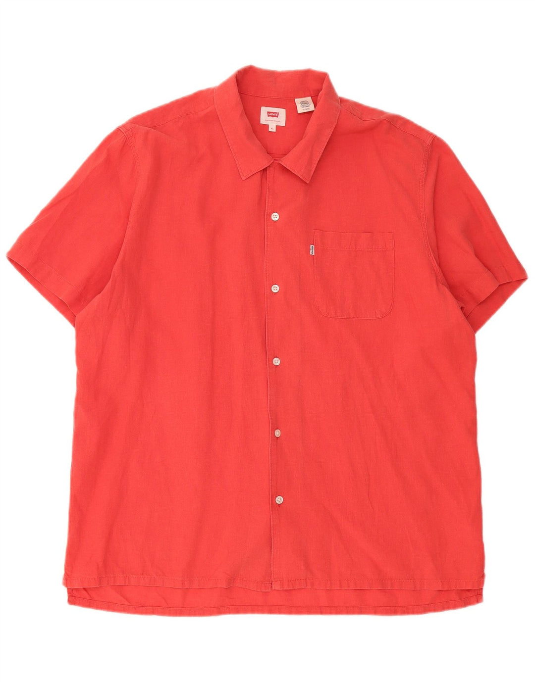 Cămașă cu mânecă scurtă pentru bărbați Levi's XL, roșu